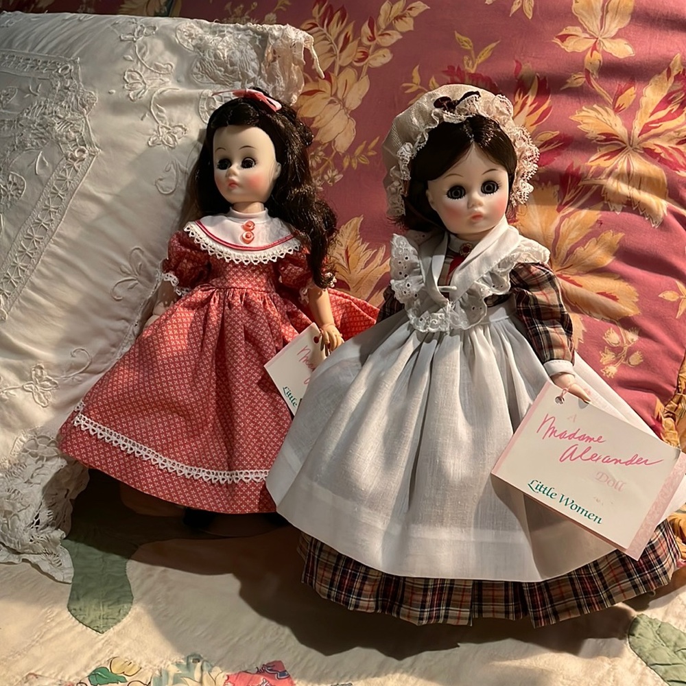 Madame Alexander Little Women dolls, Marme and Beth